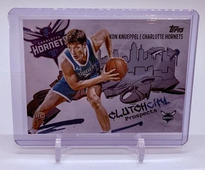 2025-26 Topps Basketball Kon Knueppel #CC-4 Clutch City Rookie RC Hornets - Picture 1 of 2