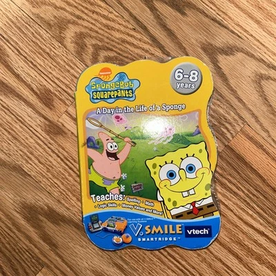 SpongeBob SquarePants: A Day in the Life of a Sponge (Vtech V.Smile) - Image 1 of 3