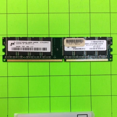 Crucial CT3264Z40B.8TG2 MT8VDDT3264AG-40BGB MT200526 256MB Random Access Memo - Image 1 of 2
