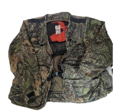 Chaqueta de Caza Mossy Oak Super Elite Híbrida Nueva con Etiquetas Camuflada Malla Bolsillos Utilitarios 2XL Foto 1 de 4