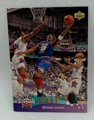 1994-95 Upper Deck Reimpresión Michael Jordan "He's Back 19 de marzo de 1995" #425 Bulls Foto 1 de 3
