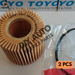 Toyo Oil Filter Suits R2620P Toyota Corolla Prius ZVW30R Lexus CT200H x 2pcs - Picture 1 of 7