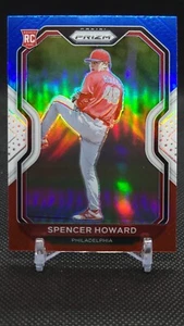 2021 Panini Prizm Spencer Howard Rookie #66 Red White Blue Prizm Phillies - Picture 1 of 2