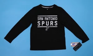 NBA SPORT COLLECTION SAN ANTONIO SPURS Kids Long Sleeve Size L-7. Black. - Picture 1 of 3