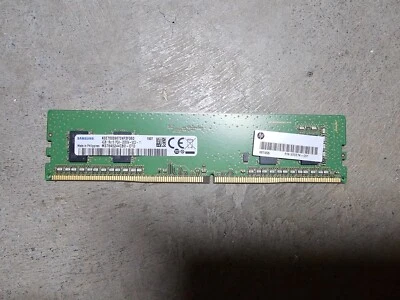 HP 4GB Samsung DDR4 1Rx16 PC4 PC4-2666V Desktop Memory P/N: 933274-001 - Image 1 of 2