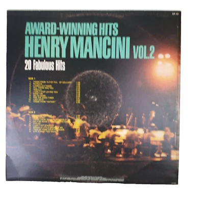 Henry Mancini - Award-Winning Hits Vol. 2, 33 RPM Vinyl LP Record, 1974, Jazz - Image 1 of 4