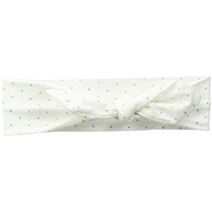 Mud Pie Baby Girls' Headband Hair Accessory, Ivory/Gold, One Size - Picture 1 of 1