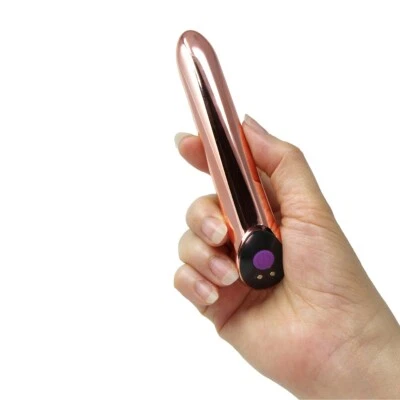 Control Remoto Inalámbrico Dorado Punto G Vibrador Masajeador Estimulador Juguetes Sexuales Foto 1 de 4