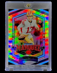 BROCK PURDY RARE SSP ROOKIE REFRACTOR Rainbow Foil Marquee 2022 RC Card - 49ERS - Picture 1 of 5