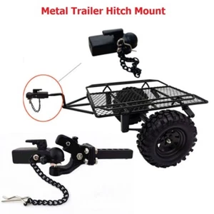 Metal Trailer Hitch Mount for 1/10 RC Crawler Traxxas TRX4 Axial SCX10 90046 Car - Picture 1 of 16