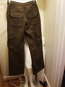 Vintage Abercrombie & Fitch Reliable Outdoor Goods Women's Wool Cargo Pants sz 0