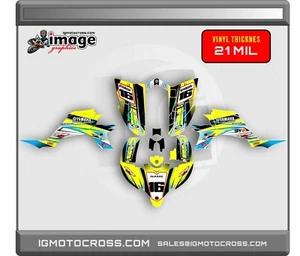 Yamaha YFZ 450 04-08 kit de gráficos completo - Imagen 1 de 1