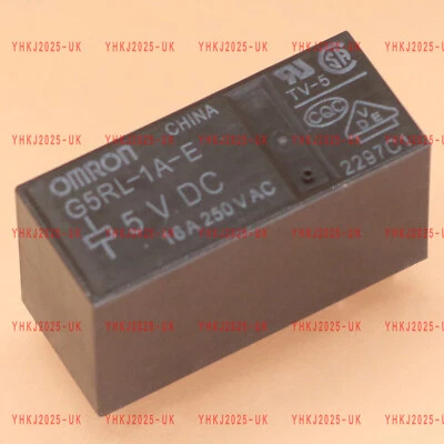 1pcs  G5RL-1A-E-5VDC 5V 6pins 16A 250VAC OMRON Relay NEW - Image 1 of 4