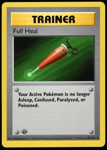 Pokemon Full Heal 82/102 Shadowless 1st Ed Base Set Near Mint - Picture 1 of 2