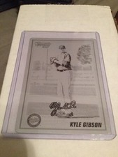 2010 Bowman Chrome Rookie Kyle Gibson 1/1 Printing Plate! Very Rare Twins RC