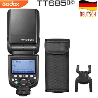Flash flash Godox TT685IIC GN60 2.4G TTL HSS para cámara Canon