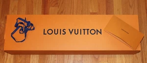 Authentic LOUIS VUITTON Skateboard 2 Piece Box 34x9x6" Ribbon Receipt More! - Picture 1 of 8