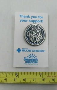 BC Children's Hospital Foundation Jeans Day 2009 Collectible Pin Blue Cross - Picture 1 of 10