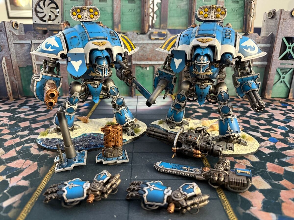 Games Workshop Imperial Knights Fully Assembled & Painted Games Workshop Imperial Knights Fully Assembled & Painted