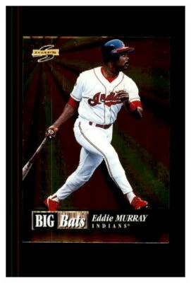 EDDIE MURRAY 1996 Score Big Bats Insert Card #19 Cleveland Indians - Image 1 of 2