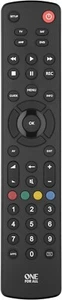 One For All URC1240 Contour Universal 4 in 1 Remote Control - Black - Picture 1 of 3