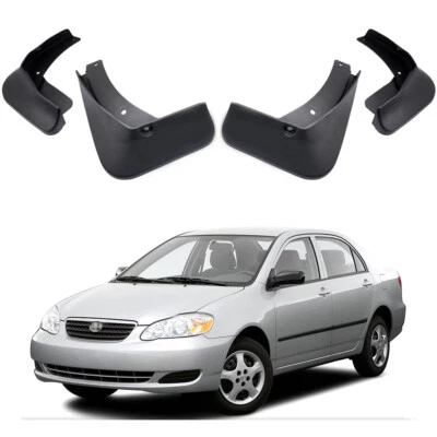 4x Car Mud Flaps Splash Guard Mudguard Fender for 2002-2006 Toyota Corolla Sedan - Image 1 of 4