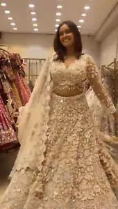 Bollywood Ethnic Designer Lehenga Choli New Indian Wedding Wear Lengha Choli - Picture 1 of 5