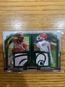 2021 Topps Museum Collection Nick Castellanos Mike Moustakas Reds Dual Patch 1/1