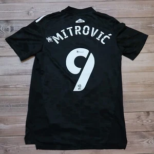 Camiseta de fútbol Adidas FULHAM FC Mitrovic #9 camiseta de fútbol negra, para hombre talla s/M - Imagen 1 de 14