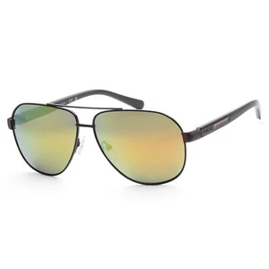Guess Men's 61 mm Shiny Black Sunglasses GF0247-01A - Picture 1 of 2