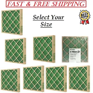 AAF Flanders Nested Glass MERV 1 Air Filter, (4 Filters) - ( Select Your Size ). - Picture 1 of 12