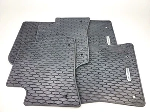 17-22 JAGUAR F-PACE FRONT REAR FLOOR MAT SET COVER RUBBER CARPET OEM - Picture 1 of 5