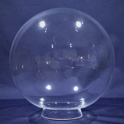 Ersatzglas Leuchtenglas Lampenschirm Kugel Klar-Glas Ø200,215,230,250 mit Kragen - Bild 1 von 2