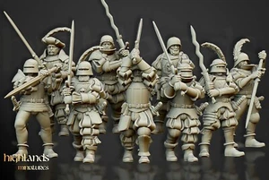 Landsknecht Medieval Knight Fighter Miniatura x9| D&D DnD | - Imagen 1 de 1