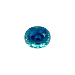 VIVID Blue 1.10ct NATURAL Sapphire Oval Cut Loose Gemstone 6x5mm VVS - Picture 1 of 4