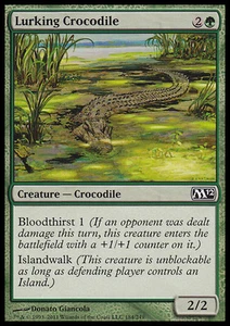 Cocodrilo Lurking x1 1x LÁMINA M12 LP Magic The Gathering - Imagen 1 de 1