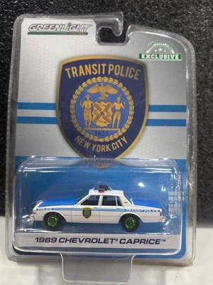 Chase! Chevrolet Caprice 1989 GM Greenlight 1:64 policía de tránsito de la ciudad de Nueva York Foto 1 de 4