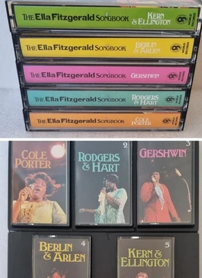 Vintage ELLA FITZGERALD Songbook 5 Tape Collection - Porter, Gershwin, Rodgers.. - Image 1 of 4