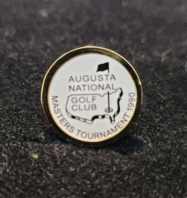 Marcador de pelota de golf Masters Championship Stem Style 1990 Nick Faldo gana Foto 1 de 2