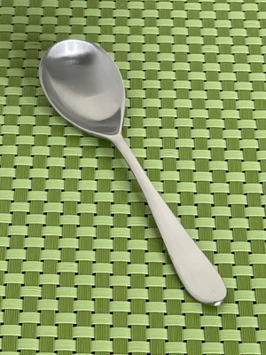 Robert Welch MERIDIAN SATIN Stainless Teaspoon Pointed Tips Up Flatware - 6 3/8" - Image 1 of 4