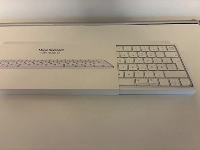 Apple Magic Keyboard mit Touch ID – Weiß, Deutsch (QWERTZ) - Bild 1 von 3