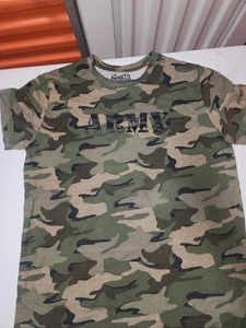 Shirts Happen Athletic Fit Army Camo Herren XLarge Xl Freizeit Pullover Shirt  - Bild 1 von 6