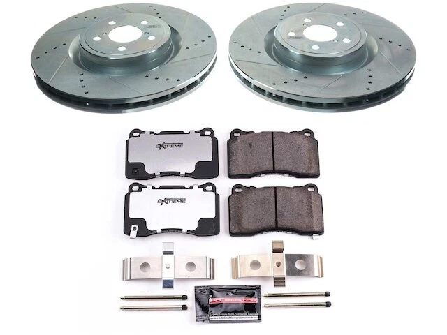 Kit de pastillas de freno delanteras y rotor para Subaru Impreza WRX STI 2004 GB277QG Foto 1 de 1