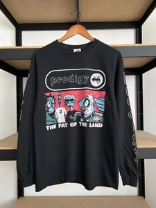 Vintage 2000s The Prodigy The Fat of The Land Long Sleeve T-shirt Sz M - Picture 1 of 12