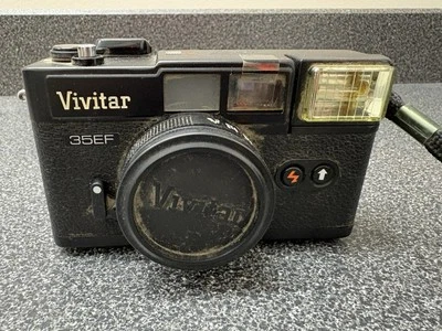 Vintage Vivitar 35EF 35mm Film Camera with 38mm Lens and Case - Image 1 of 4