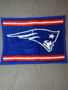 Vintage Biederlack New England Patriot Fleece Pillow Case Cover Standard Pillow - Picture 1 of 5