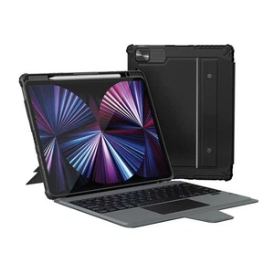 Nillkin Keyboard Case Backlit For Apple iPad Air 13 2024 iPad Pro 12.9" Impact - Afbeelding 1 van 12