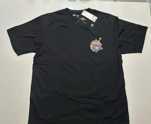 UNIQLO Universal Classic Movie Back to the Future/Unisex T-Shirt Black US Large - Picture 1 of 5