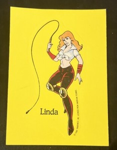 1989 Nintendo Sticke #2 Linda Double Dragon OPC NES