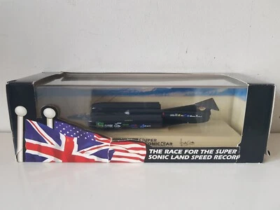 Lledo Thrust SSC Super Sonic Car Model 1:100 Scale - Signed Richard Noble - Image 1 of 4